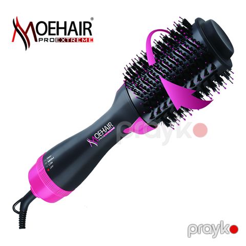 Moehair Saç qurutma Feni və Həcmləndirici Fırça Bütün Saç Tipləri üçün Uyğun Düzləşdirən, Qıvıran İonik Fen — Bakı