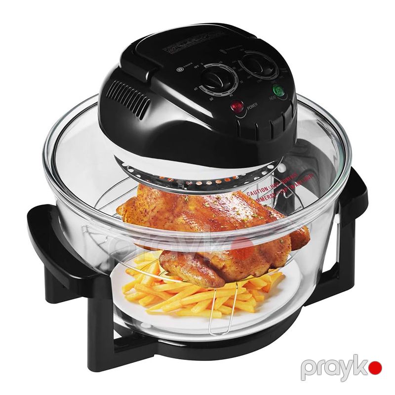 RAF R.5302 Şüşə Hava Fritözü LCD Ekran 3500W Gücündə Dayanıqlı Elektikli Qril Sobası 12L — Digər mətbəx texnikası, Bakı (2)