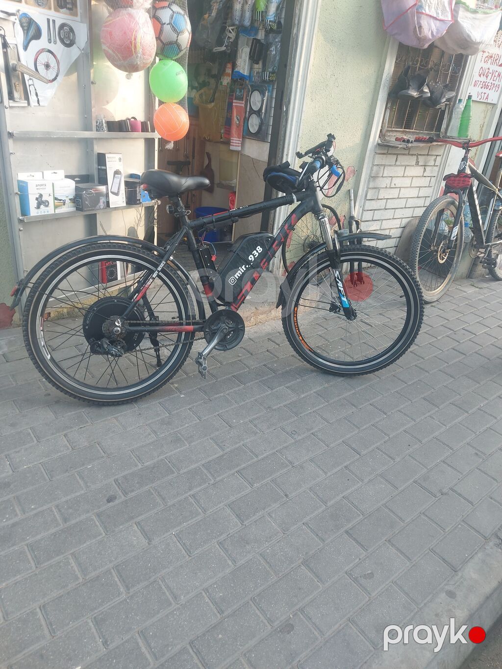 1000 vatliq elektirikli velosped Görnürdə prablem yoxdu adaptırı opşu — Elektrik velosipedləri, Bakı (4)
