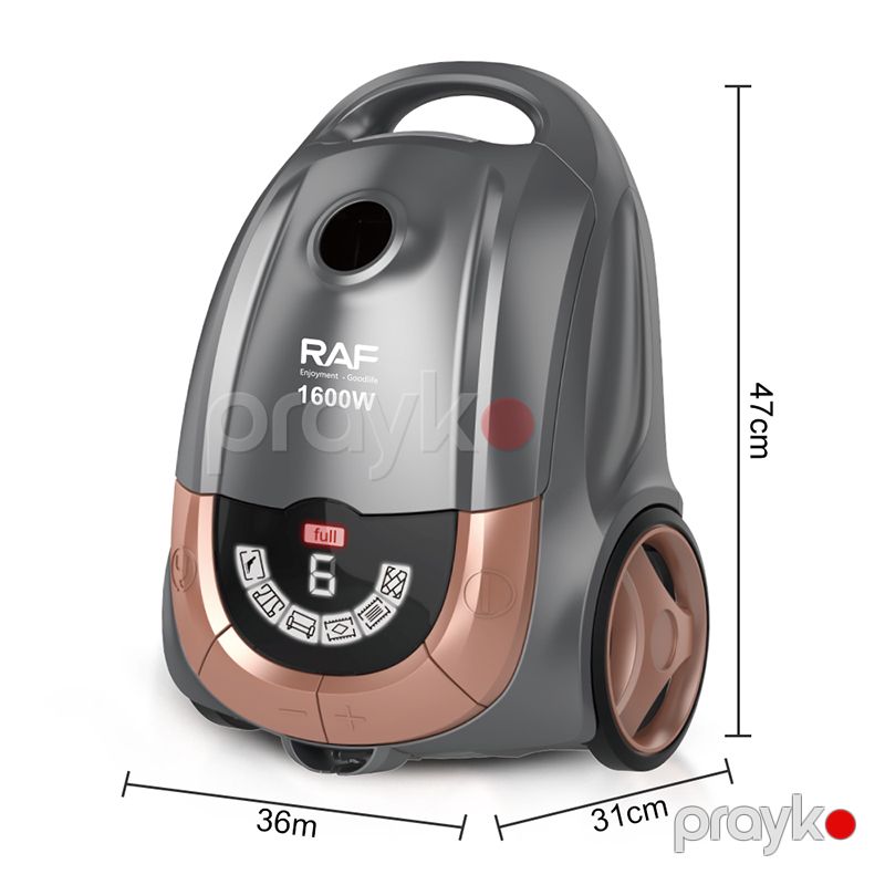 RAF Güclü Sorma 3.5L LED Ekran Quru Torbalı Tozsoran Kanistr yüksək keyfiyyətli elektrikli əl tozsoran R.8681 — Tozsoran, Bakı (7)