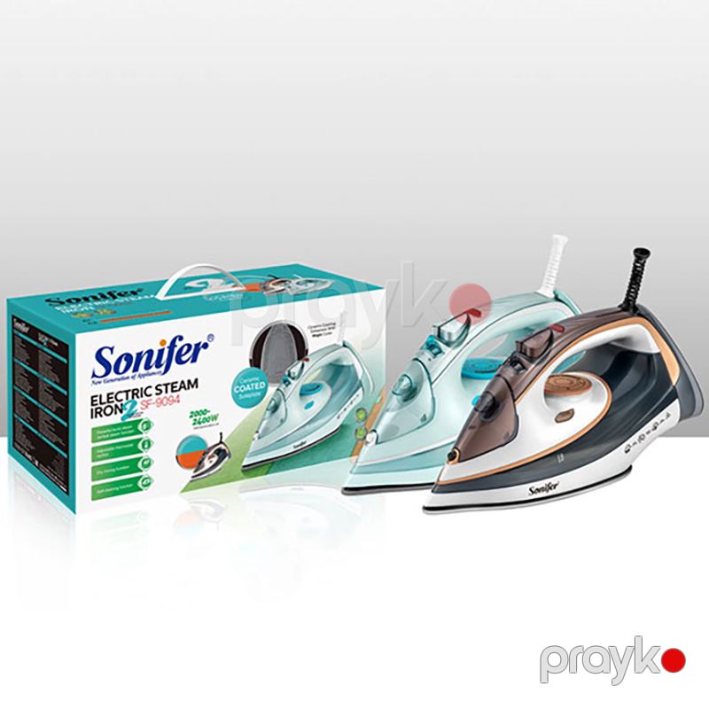 Sonifer SF-9094 Elektrikli 2400w Termostat Nəzarətli buxar Ütüsü Professional Geyim Buxar Ütü — Ev texnikası, Bakı (6)
