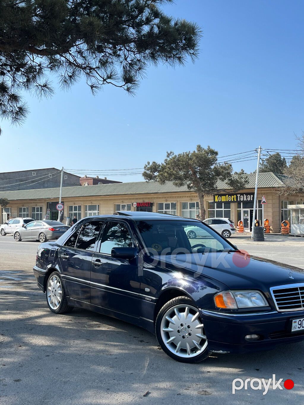 Mercedes-Benz C 200: 2 l 2000 il Sedan 90-GB-785 — Avtomobillər, Bakı (2)