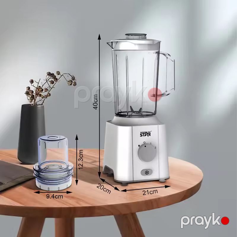 Wınnıng Star ST-5374 Çoxfunksiyalı Blender 2-si 1 Arada Üyüdücü Blender 350W Gücündə — Blenderlər, xırdalayanlar və mikserlər, Bakı (5)
