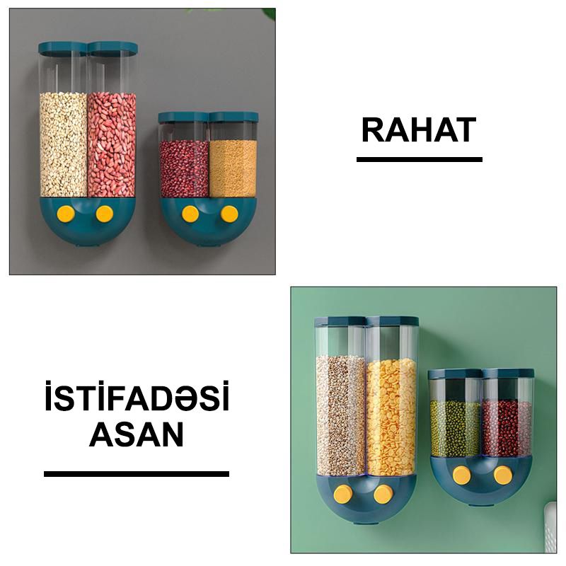 Müxtəlif növ taxıl məhsullarını, ədviyyatları,şəkər, düyü, ev heyvanları üçün yem saxlamaq üçün qab — Heyvan malları, Bakı (4)