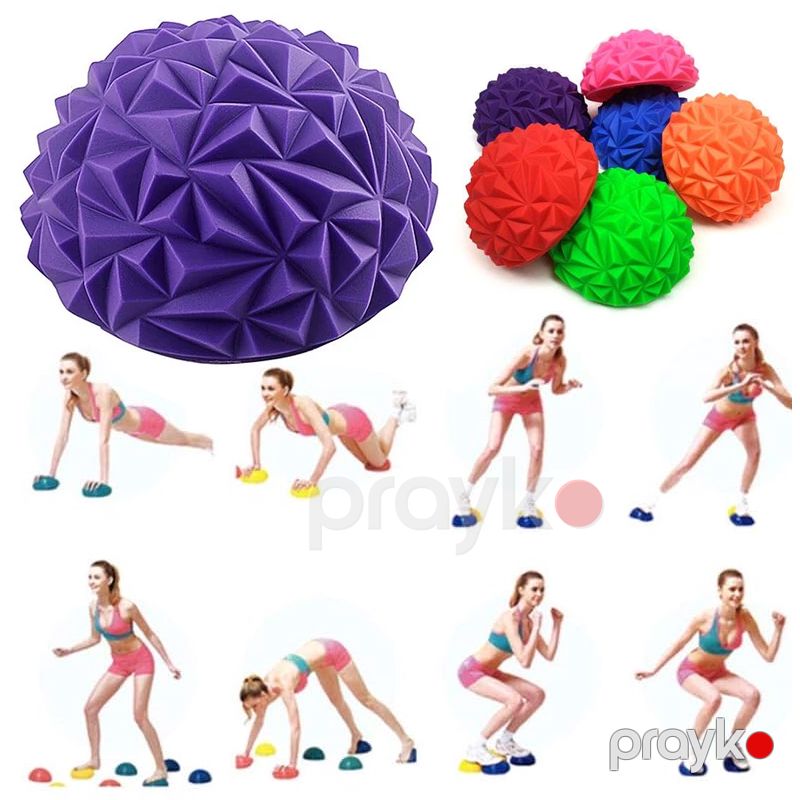 Yoga Topu Yarımkürə Masaj Balans Topu Ayaq Məşq Topu Fitness Yoqa Topu Akupunktur Balans Terapiyası — Fitness və yoqa, Bakı (4)