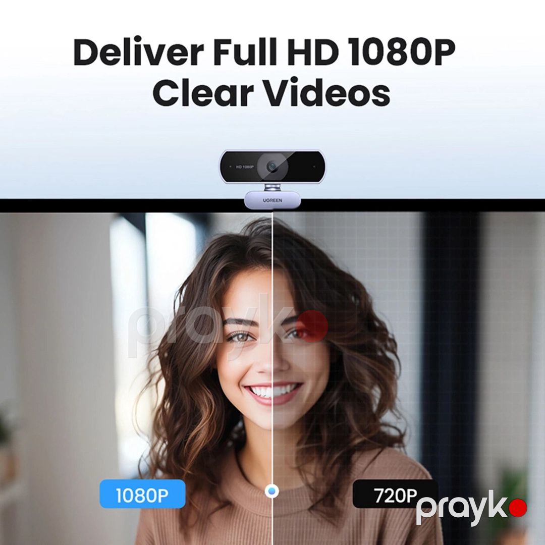 Web kamera "Ugreen USB HD Webcam 1080P" — Periferik cihazlar, Bakı (3)