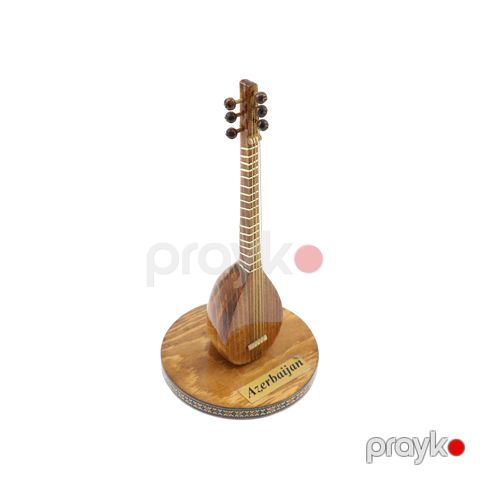 Əl İşi Milli Musiqi Aləti Saz Miniatür Saz Modeli Hədiyyəlik Miniatür Saz — Bakı
