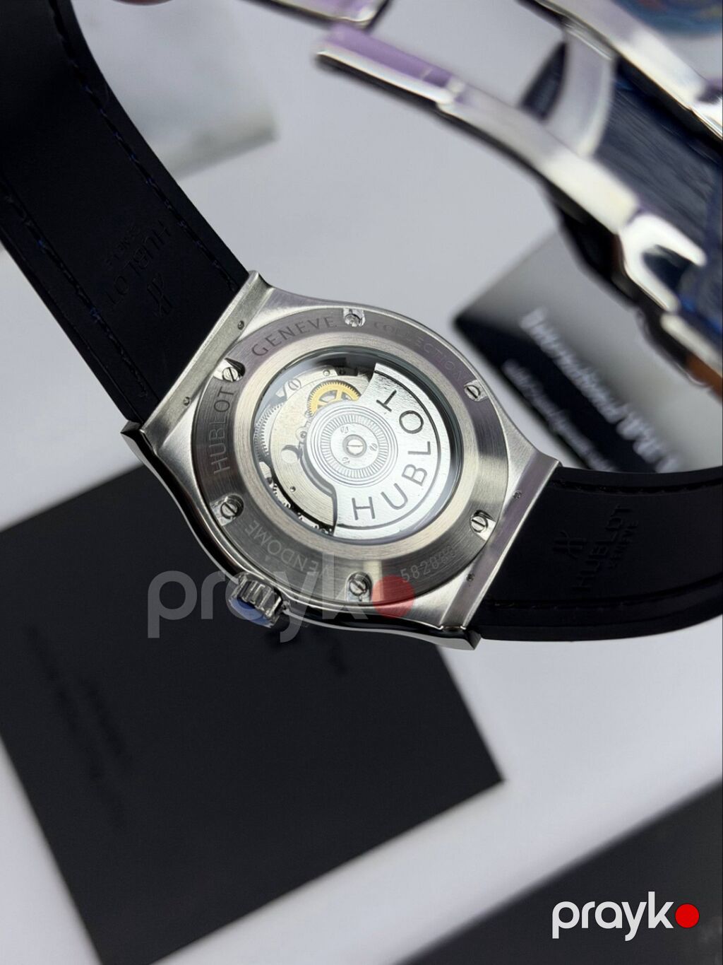 Hublot Classic Fusion Automatic – mavi siferblatlı, İsveçrə istehsalı — Qol saatları, Bakı (4)