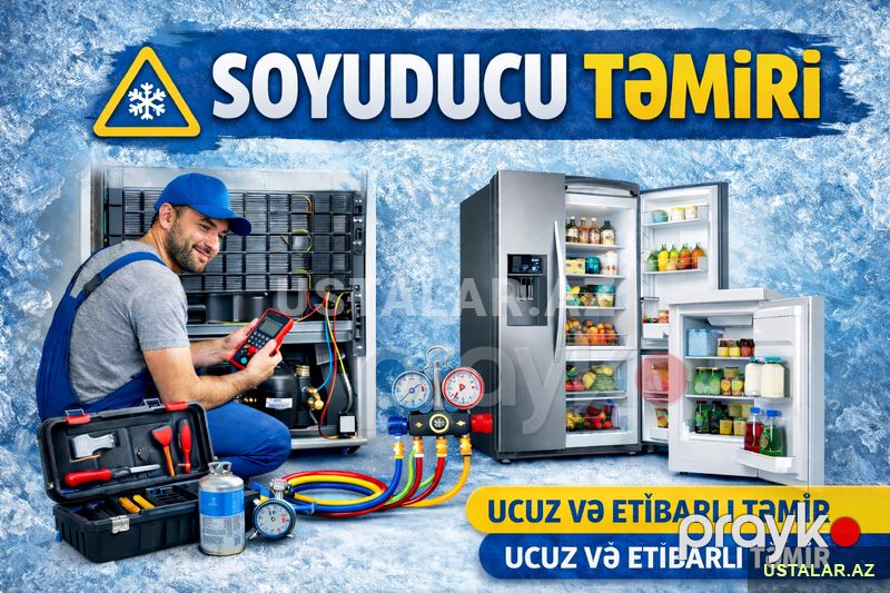 Soyuducu ustasi ucuz zəmanətli peşəkar — Elektrik cihazlarının təmiri və quraşdırılması, Bakı