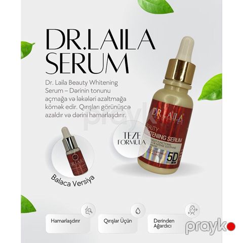 Dr. Laila Beauty Ağardıcı Serum 5D – 30 ml — Bakı