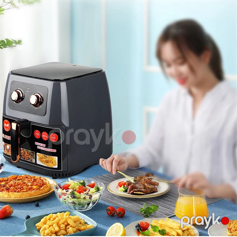 Çoxfunksiyalı 1700W Böyük Tutumlu 8L Peşəkar Hava Fritöz — Digər mətbəx texnikası, Bakı (6)