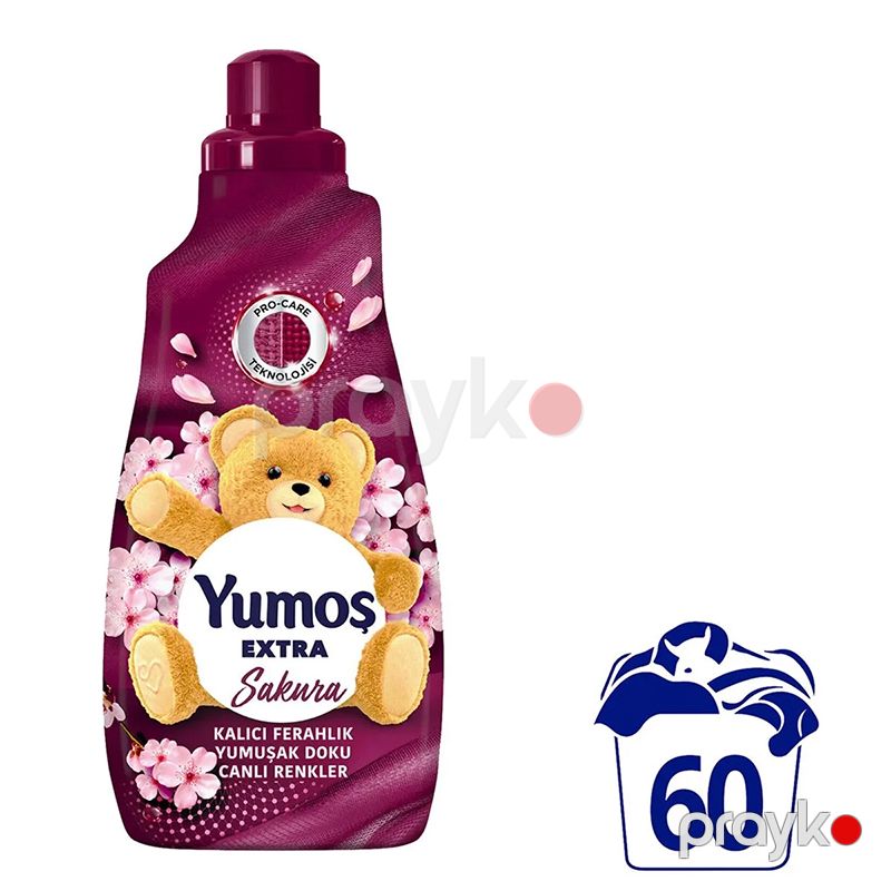Yumoş Extra Sakura Yumuşatıcı 60 Yıkama 1.44 lt Yumoş Extra Çamaşır Yumuşatıcı Sakura 1440 ml — Mallar, Bakı (3)
