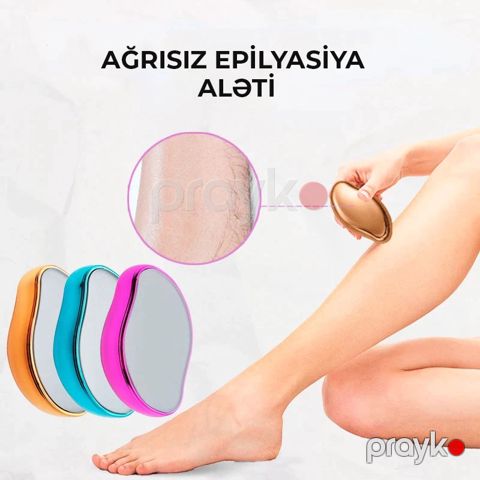 Kristal Tük Təmizləyici Fiziki Epilyasiya Aləti Nano Kristal Epilator Kişi Qadın — Bakı