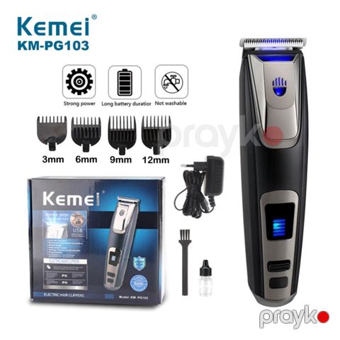 Kemeı KM-PG103 Saç Saqqal Təraş Maşını Trimmer — Bakı