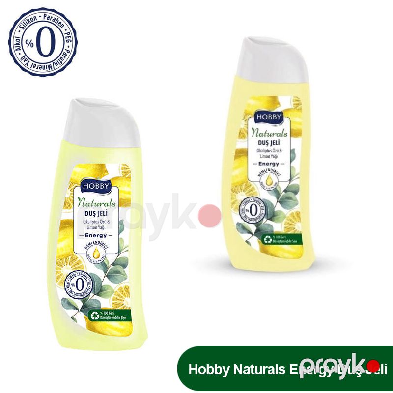 Duş Jeli Naturals Energy Okaliptus Özü & Limon Yağı 500ml Hobby Naturals Energy Duş Jeli — Gözəllik və səhiyyə, Bakı (4)