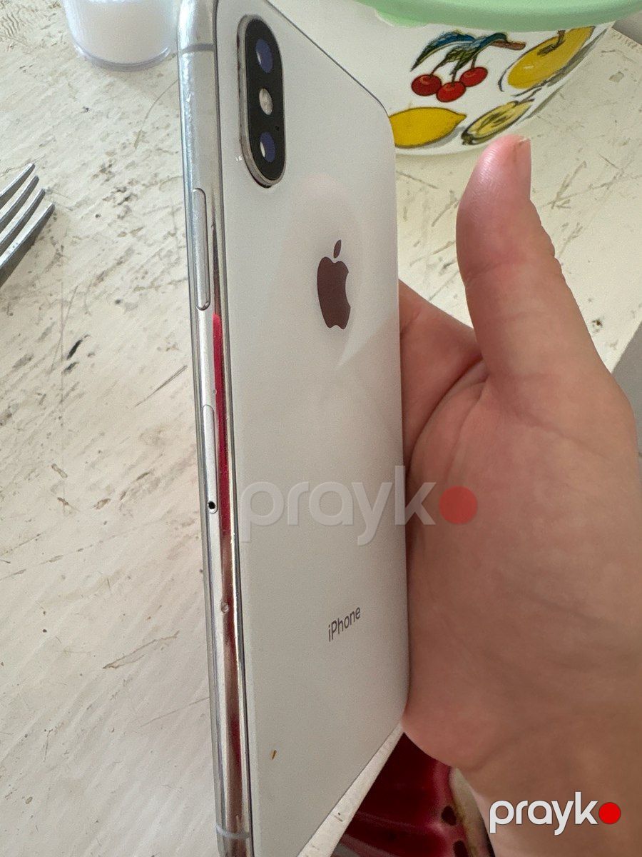 Apple iPhone X Silver 256GB/3GB — Smartfonlar, Bakı (9)