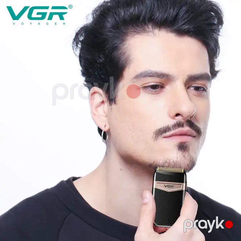 VGR-331 Elektrikli Təraş Aparatı Mini Üz Təraş Avadanlığı Yenidən Doldurulan Portativ Trimmer — Usturalar, trimmerler və epilyatorlar, Bakı (2)