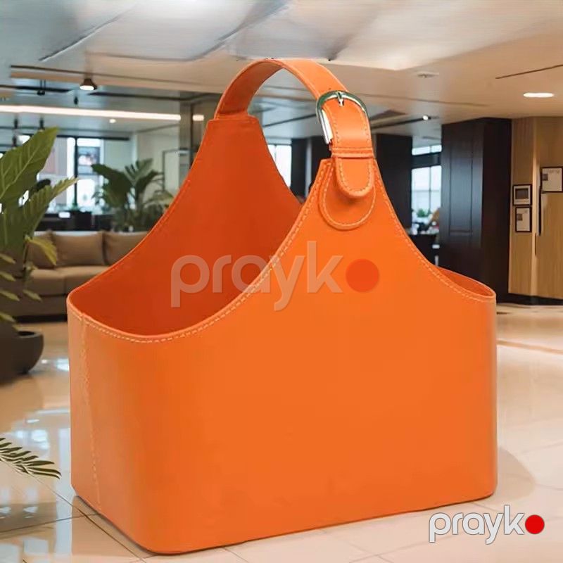 Qısa tutacaqlı çanta prm_001, süni dəri, narıncı — Mallar, Bakı (2)