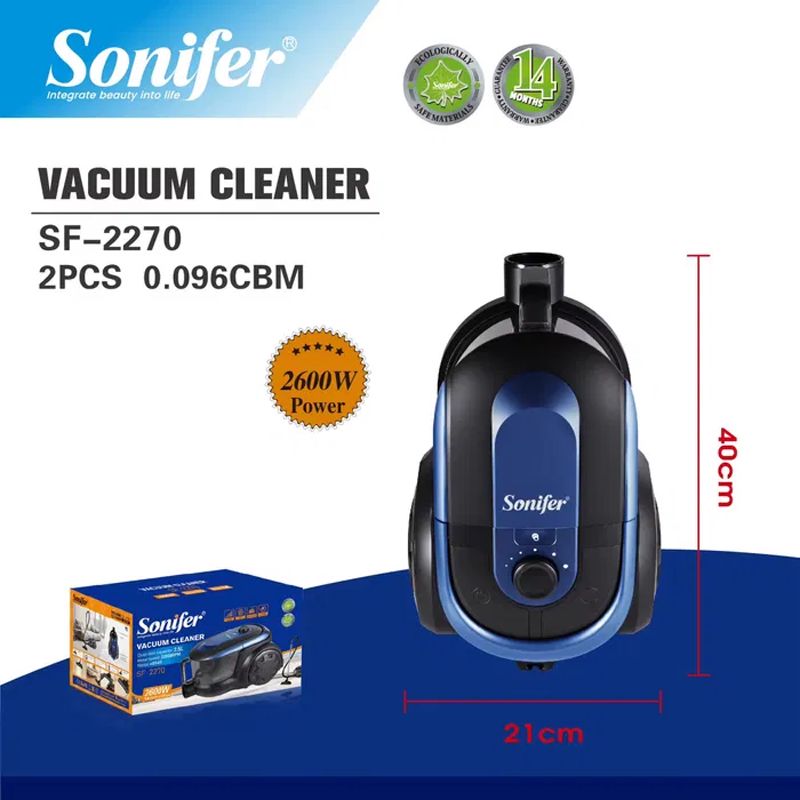 Sonifer SF-2270 - Tozsoran 2600W Güc ilə Yüksək Enerjiyə Malik Effektiv Tozsoran — Tozsoran, Bakı (3)