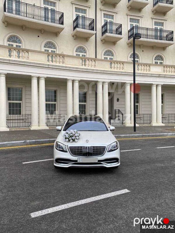 Mercedes S class Long Maybach, 2020 il — Minik avtomobili icarəsi, Bakı (5)