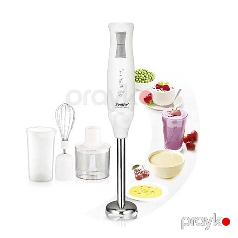 Sonifer SF-8025 Yüksək Keyfiyyətli Əl blenderi Yumurta Çırpıcı 3-ü 1-də Dəst Əl blenderi 400W — Blenderlər, xırdalayanlar və mikserlər, Bakı (5)