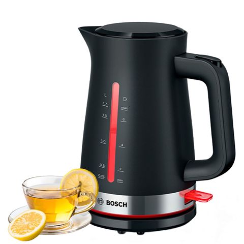 Bosch MyMoment TWK3M123 Çaydan 1.7L İkitərəfli Su Səviyyə Göstəricili Bosch Çaydan 2200V Klassik Müasir Dizaynlı Çaydan — Bakı