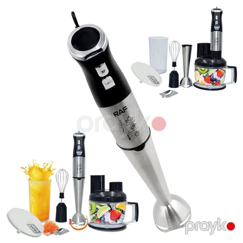 6-da 1-də Blender Dəsti RAF R.299 Qarışdırıcı, Doğrayıcı Əl Blenderi 1500 W Blender RAF R.299 — Blenderlər, xırdalayanlar və mikserlər, Bakı (3)