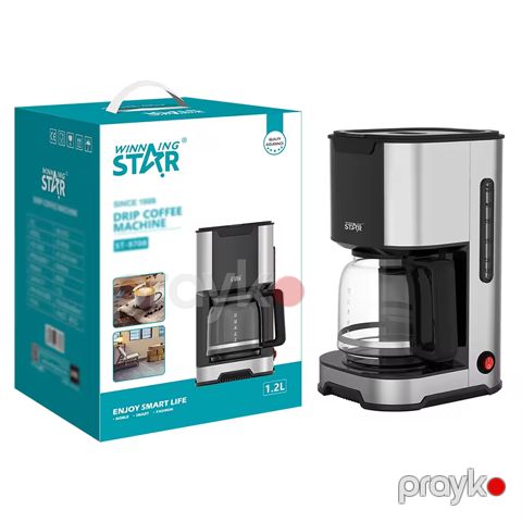 Wınnıng Star ST-9708 Kofe Dəmləyən Maşın Kofe Aparatı 1000W — Bakı