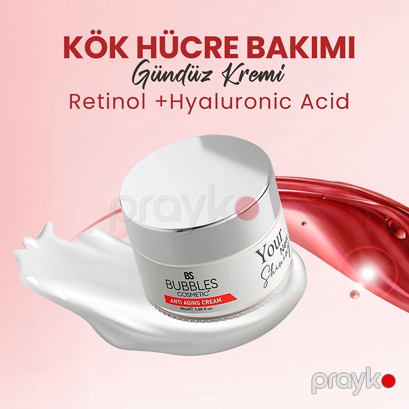 Bs Bubbles Cosmetic Gündüz İstifadə Üçün Dəri Sıxlaşdırıcı Yaşlanmaya Qarşı Onarıcı Anti Aging Krem 50ml — Gözəllik və səhiyyə, Bakı (6)