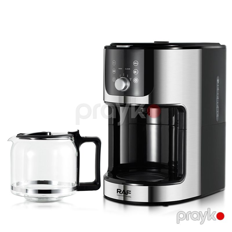 Elektrikli qəhvə dəmləyicisi RAF R.110 Aroma Filtrli Qəhvə Maşını Üyüdücü ilə 1.8L 1000W Qara Kofe maşını — Digər mətbəx texnikası, Bakı (3)