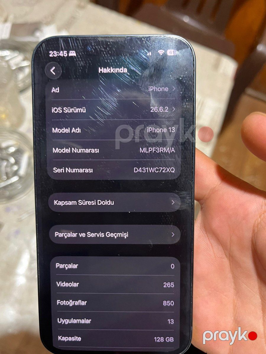 Apple iPhone 13 Midnight 128GB/4GB — Smartfonlar, Lənkəran (3)