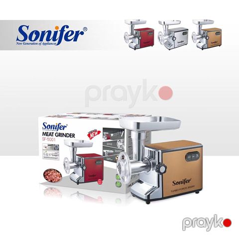 Sonifer SF5001 3000W Ətçəkən Paslanmayan Polad Ət çəkən Çox funksiyalı Sonifer SF-5001 — Bakı