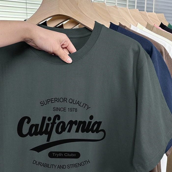 Müstəsna "California Superior Quality" Premium 100% Pambıq Kişi Futbolkası — Rahatlığın və Qüsursuz Üslubun Təcəssümü — Kişi geyimi, Bakı (6)