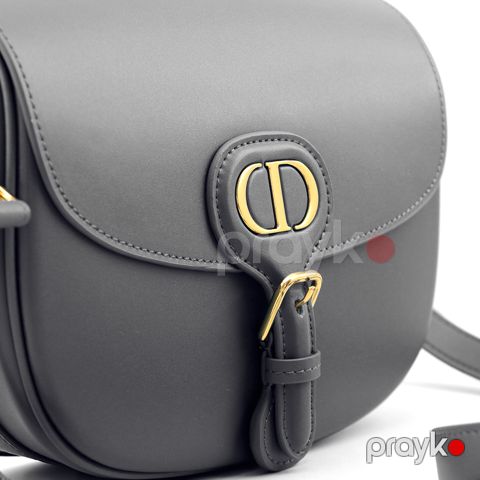 Qadın Çantası Qara Rəngli Dəri Christian Dior Orta Bobby Çanta — Bakı
