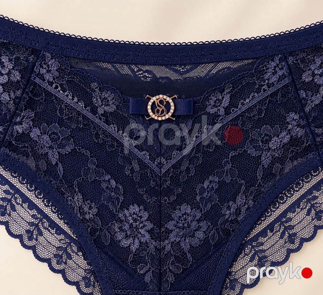 Qadın tumanı bikini 24556, tünd bənövşəyi, gipür, ölçü XL — Mallar, Bakı (3)