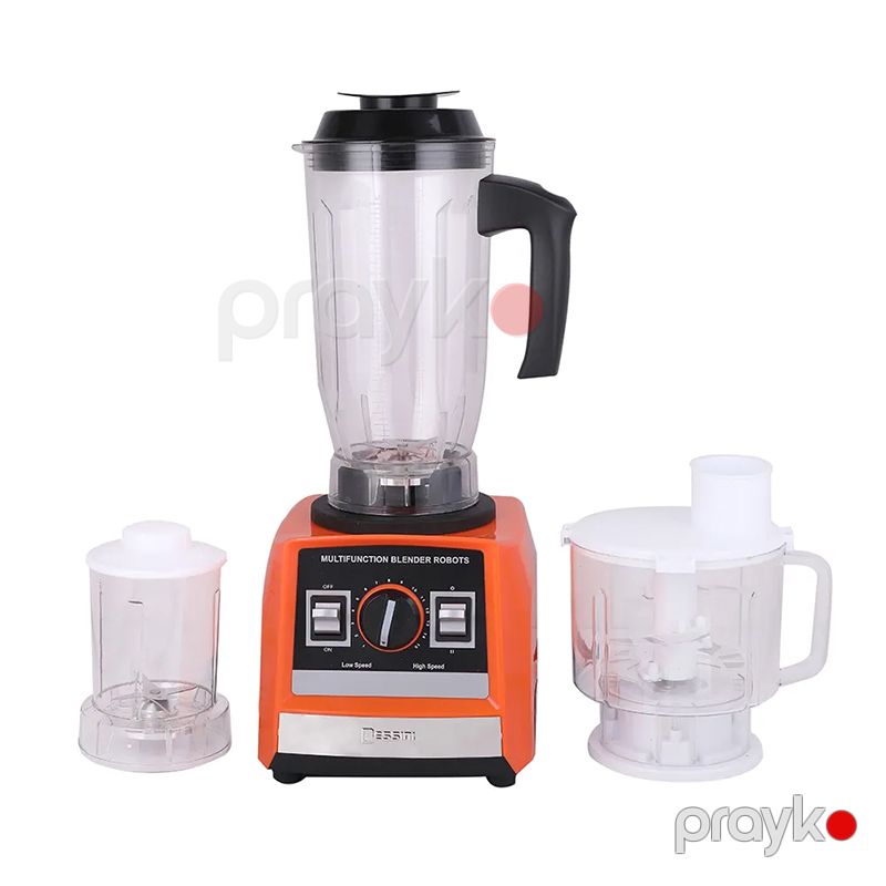Dessını DS-9999 3-ü 1-də Blender Üyüdücü Və Şirəçəkən Başlıqları İlə Yüksək Keyfiyyətli 5500W Güclü Böyük Tutumlu Blender — Blenderlər, xırdalayanlar və mikserlər, Bakı (2)