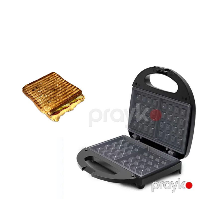 Sonıfer SF-6149 Çoxfunksiyalı Elektrikli Toster Waffle Sendviç Hazırlayıcı 750W — Toster və vaflyasıcı, Bakı (5)