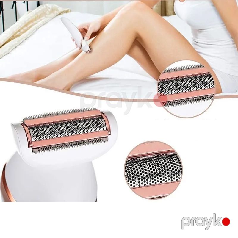Kemei KM-2190 Simsiz Qadın Epilyatoru Fırlanan Başlığa Malik Epilyator 5 Başlıqlı Epilyator — Usturalar, trimmerler və epilyatorlar, Bakı (6)