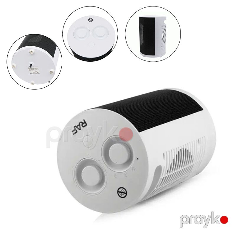 RAF R.1187 1800W Gücündə Qızdırıcı Ev Otaqları Üçün Rahat Elektrikli Mini Fan Ağ Rengli Premium Otaq İsidici — Isıtıcılar və isı ventilatorları, Bakı (5)
