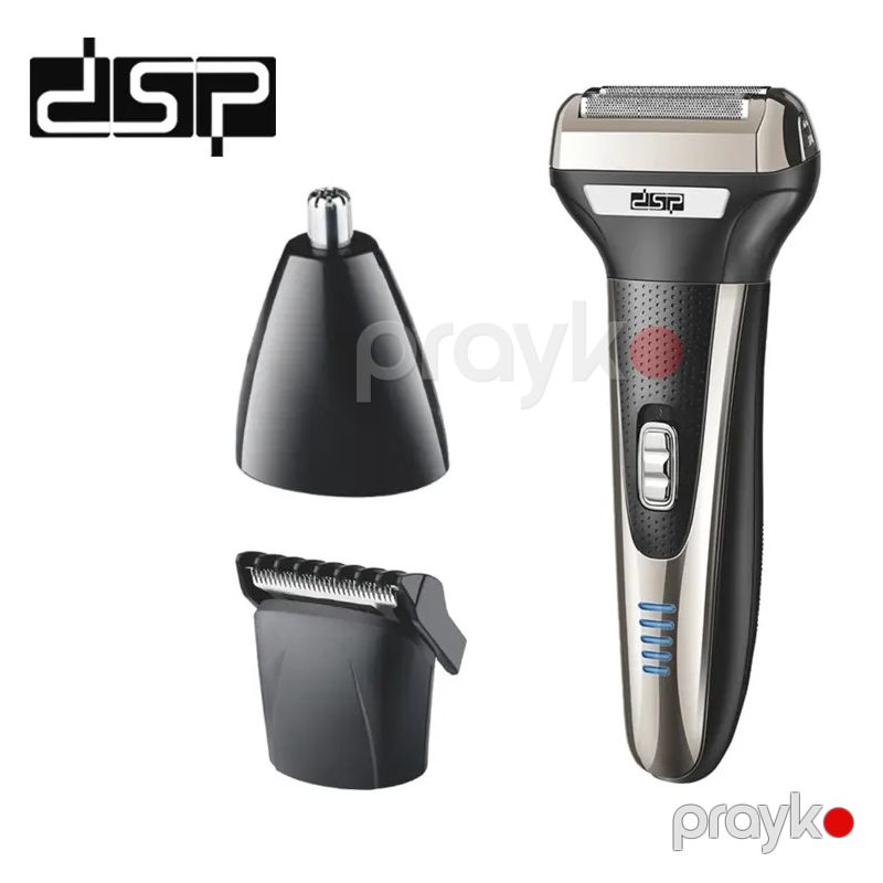 Üç Başlı DSP Professional Təraş Maşını 7000RPM Kişilər Üçün 3-ü 1-də Güclü Təraş Maşını 4D Kəsən Təraş Maşını — Usturalar, trimmerler və epilyatorlar, Bakı (2)