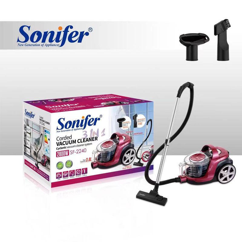 Sonifer SF-2240 - Tozsoran, 2800 Vt Gücündə, Çantasız Çoxfunksiyalı Tozsoran, Siklon Tozsoranı — Tozsoran, Bakı (6)