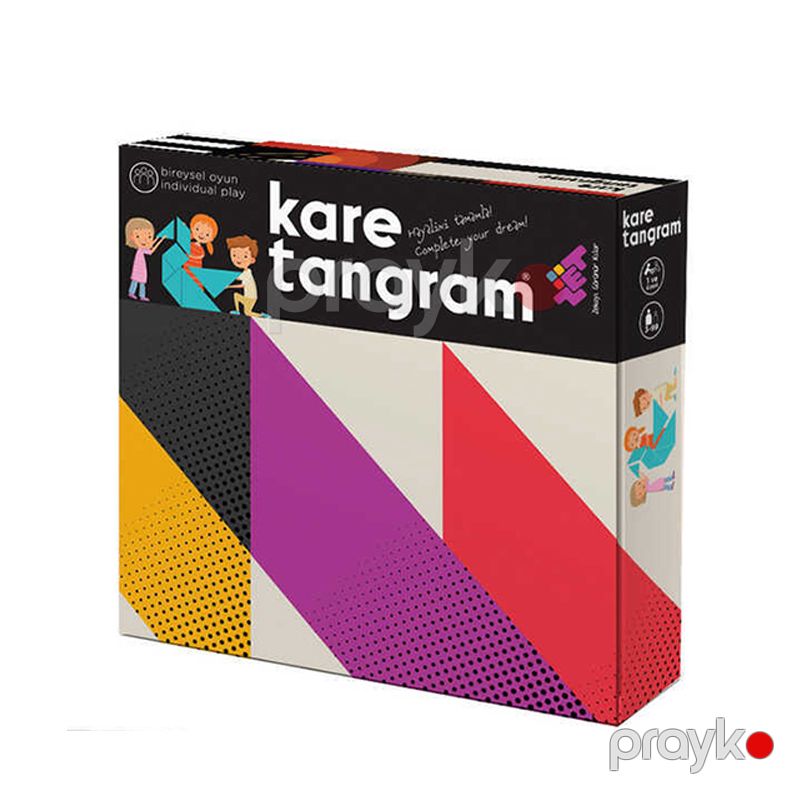 Zet Zeka Kare Tangram Oyunu 7 Parçalı Öyrədici Riyazi Həndəsi Oyun Kare Tangram — İdman, hobi, istirahət, Bakı (5)
