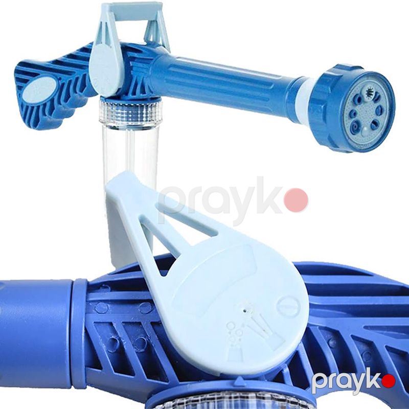 Təzyiqli Avtomobil Yuyucu Lances 8 in 1 Çoxfunksiyalı Tənzimlənən Köpük Silah Bağ Ev Üçün Təziqli Su Şlankı Güclü Nozzle Plastik Şlank — İdman, hobi, istirahət, Bakı (2)