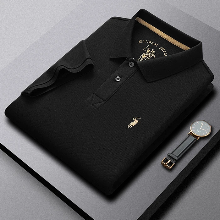 Premium klass kişi polo köynəkləri 100% yüksək keyfiyyətli pambıq — Kişi geyimi, Bakı (6)