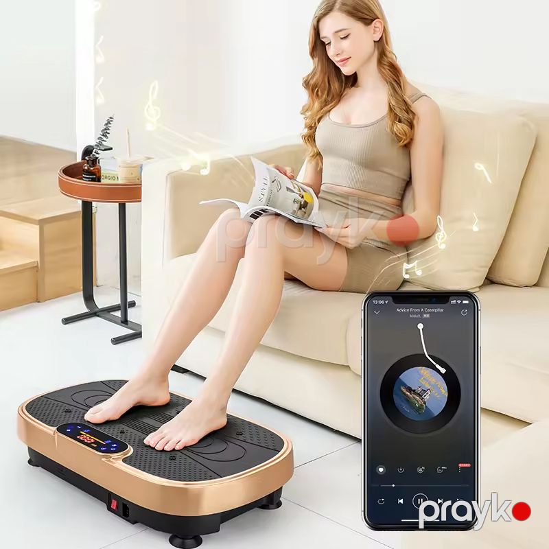 Rəqəmsal Bədən Formalaşdırıcı Vibro Platforma Titreşim Masaj Cihazı Güçlü Mini Ev Arıqlama Avadanlığı Vibrasiyalı Fitness Platforması — Masaj aparatları, Bakı (2)