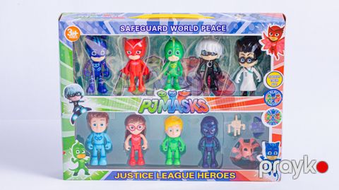 Oyun dəsti PJ Masks Justice League Heroes, plastik, 3 yaşdan, rəngbərəng — Bakı