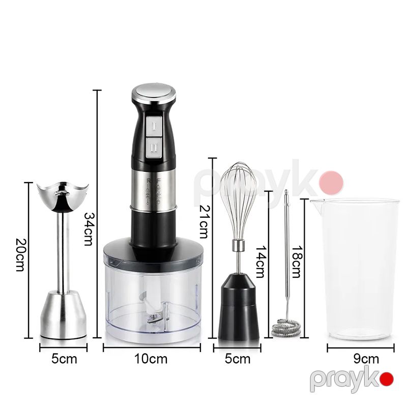 RAF R.334 Çoxfunksiyalı Blender Dəsti Paslanmaz Polad Əl Blenderi — Blenderlər, xırdalayanlar və mikserlər, Bakı (2)