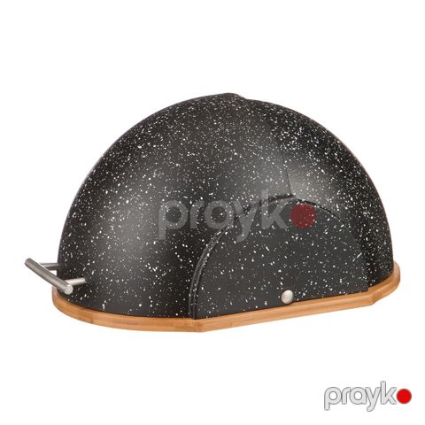 Haus Roland çörək qutusu mərmər üslublu, qara 20* 26*36 sm — Bakı