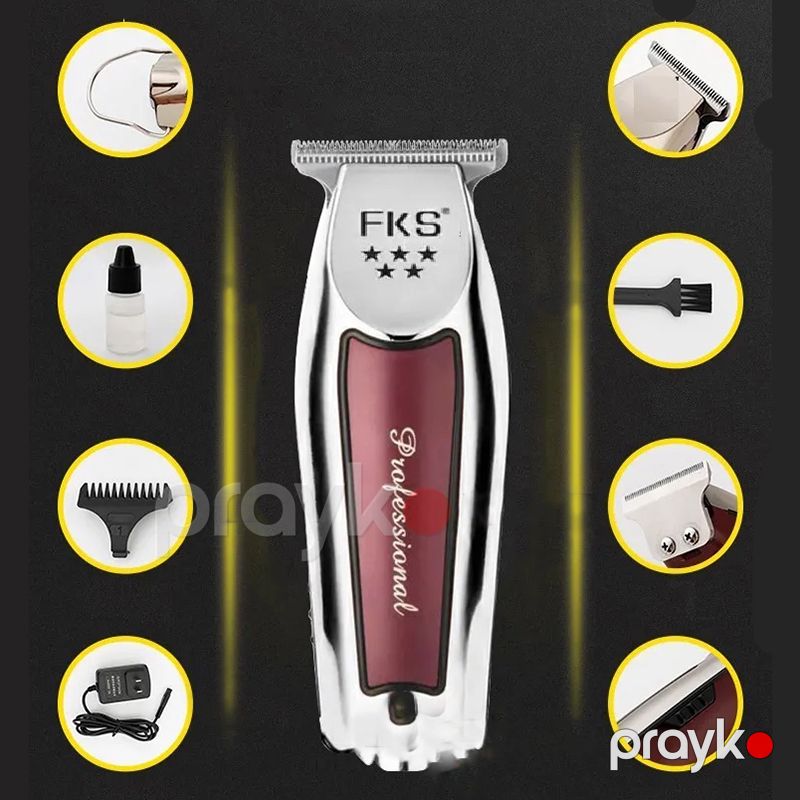 FKS-8081 Professional Kişi Üçün Saç Kəsən Maşın, Elektrikli Təkrar Doldurula Bilən Trimmer — Usturalar, trimmerler və epilyatorlar, Bakı (3)