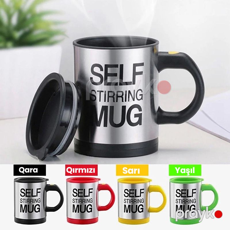 Bütün İçkilər Üçün Uyğun İstifadəsi Asan Avtomatik Kofe Qarışdıran Fincan 400Ml Öz-özünə Qarışdırma İzolyasiyalı Qəhvə Qarışdırıcısı — Qablar və mətbəx əşyaları, Bakı (5)